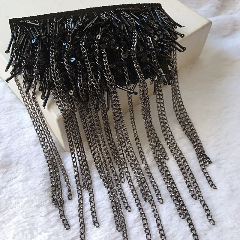 2025 kpop handmade jewelery tassel big shoulder brooch epaulet/epaulettes/escapulario blazer accessories/pin for women wholesale