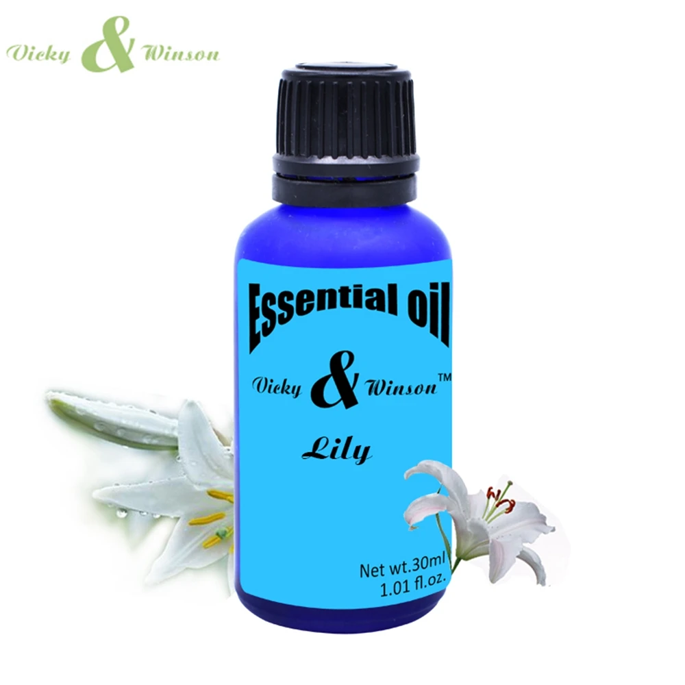 Vicky&winson Lily aromatherapy essential oils Soothe the nerves Water soluble oils natural plant essential oils deodorization