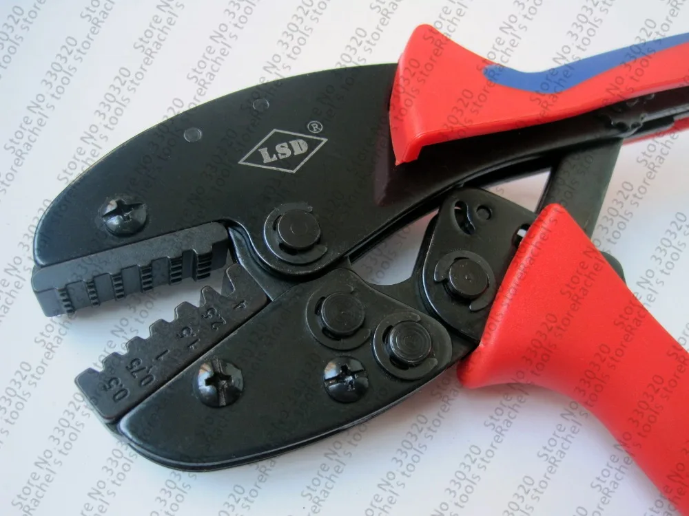 0.5-4mm2 เทอร์มินัล Crimping Tool Bootlace Ferrule Crimper สำหรับสายไฟ end lug S-04WFL