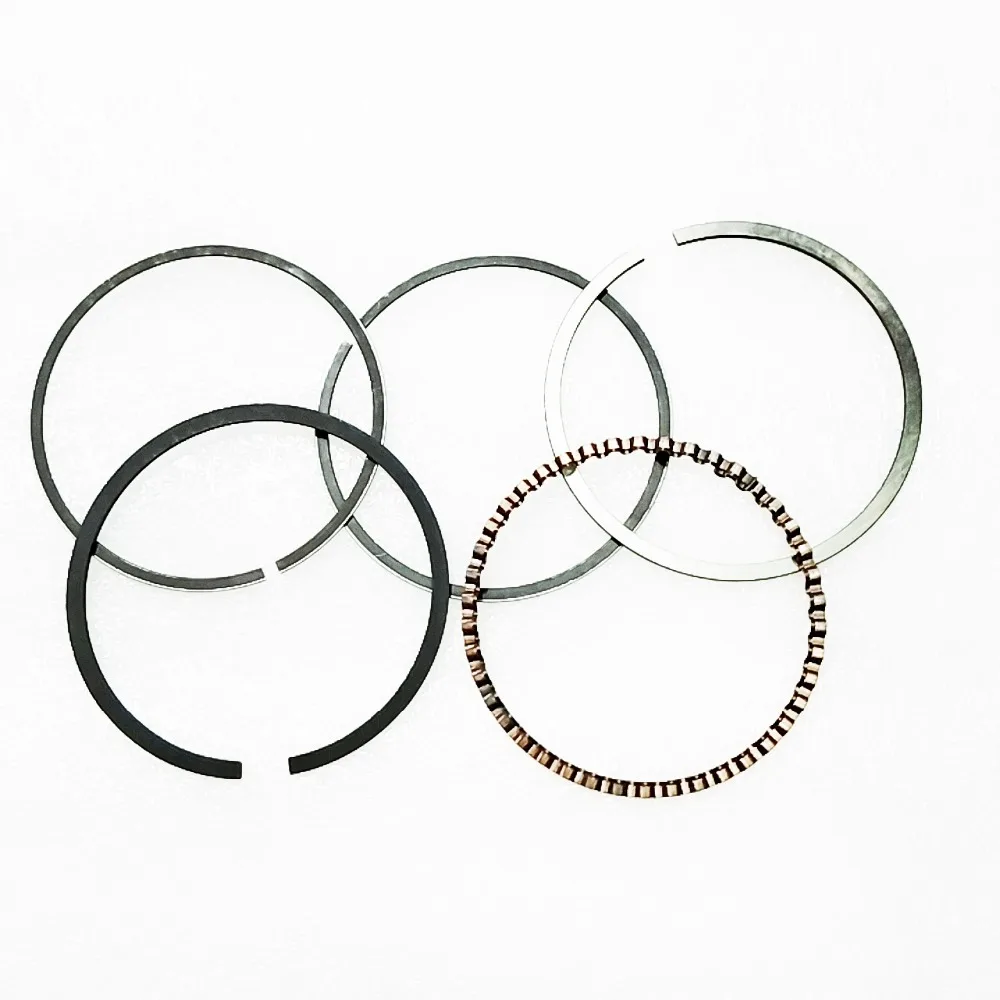 Engine Spare Parts Motorcycle Piston Ring Bore 52.4mm Size 1.0*1.0*2.0mm For Honda CH125 JD125T HJ125 GY6 125 125cc