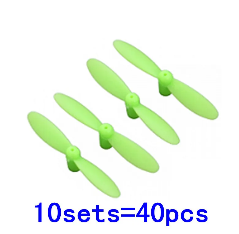 10set=40pcs Cheerson CX-10 CX10 Main Blade for Hubsan Q4 H111,JXD-395 LS111,U207 RC Quadcopter