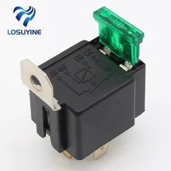 FORWARD relays top grade quality 4 pin 30A auto relay with fuse, coil voltage 12VDC relais