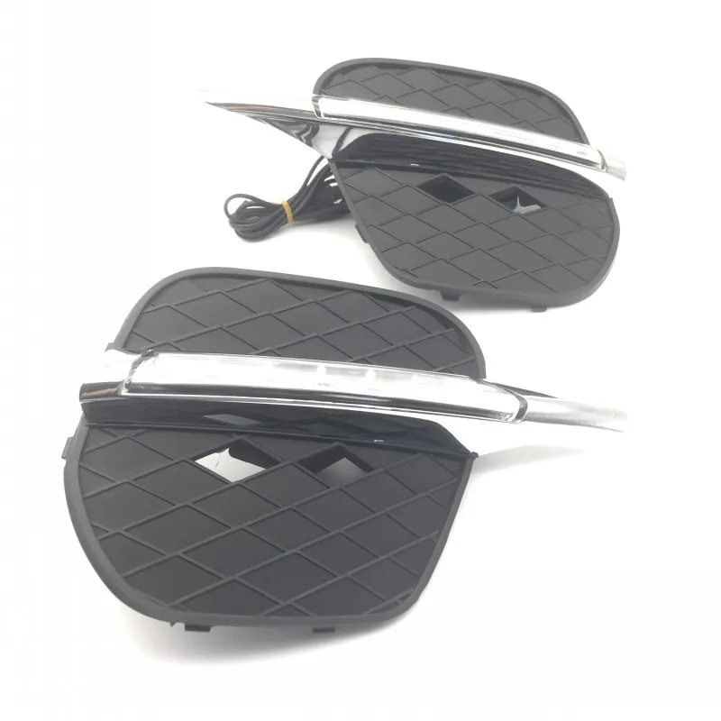 

Автомобильный Стайлинг, светодиодсветодиодный дневные ходовые огни для BMW X5 E70 2010 2011 2012 DRL, противотуманный бампер для автомобиля