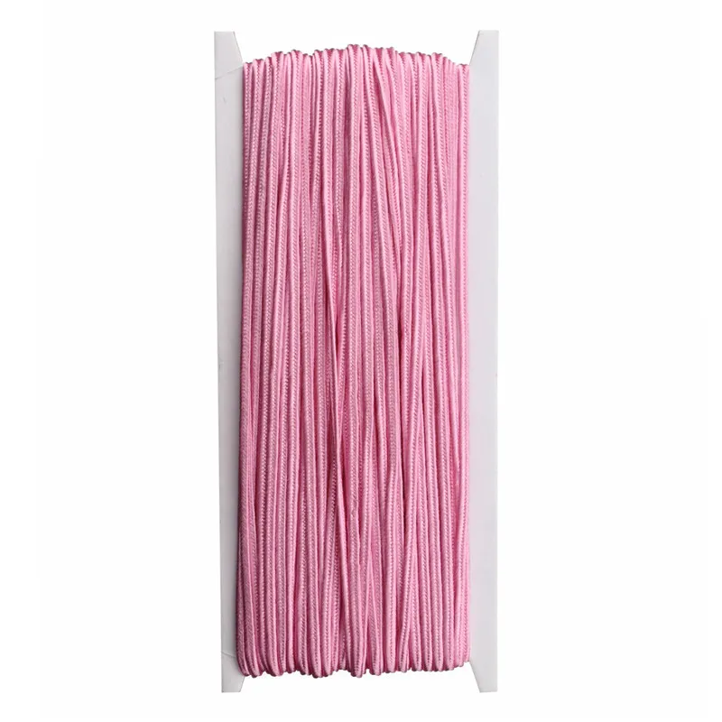 LINSOIR 30yards/lot 3mm Soutache Snake Belly Nylon Cord Rope Thread For Bracelets Chinese Knotting Cord DIY Jewelry Making F1991