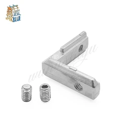 20pcs/lot T Slot L Shape Type 90 Degree 2020 EU Aluminum Profile Accessories Inside Corner Connector Bracket With M4 Screw