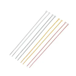 ZHUKOU one pair of Fashion korean Long Chain Drop/Dangle Earrings Chain hanging earrings  wholesale model:PE1