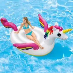 Egoes 57281 Mega Unicorn Island Swimming Pool Beach Lake Float