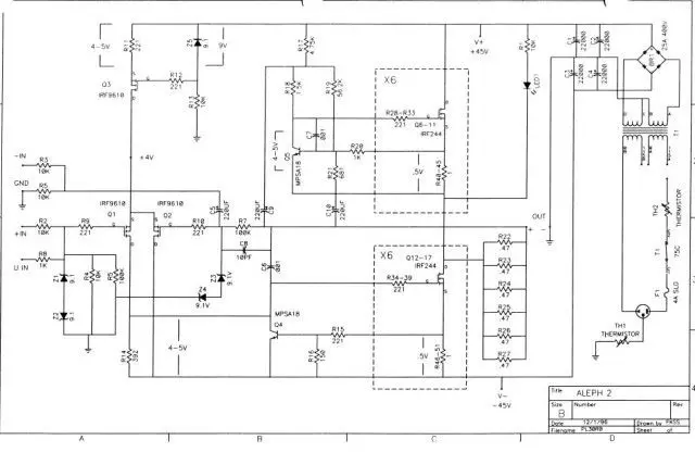 ZEROZONE один набор моно 100 Вт чистый класс A силовой усилитель PCB на классических частотах Aleph2 L6-18