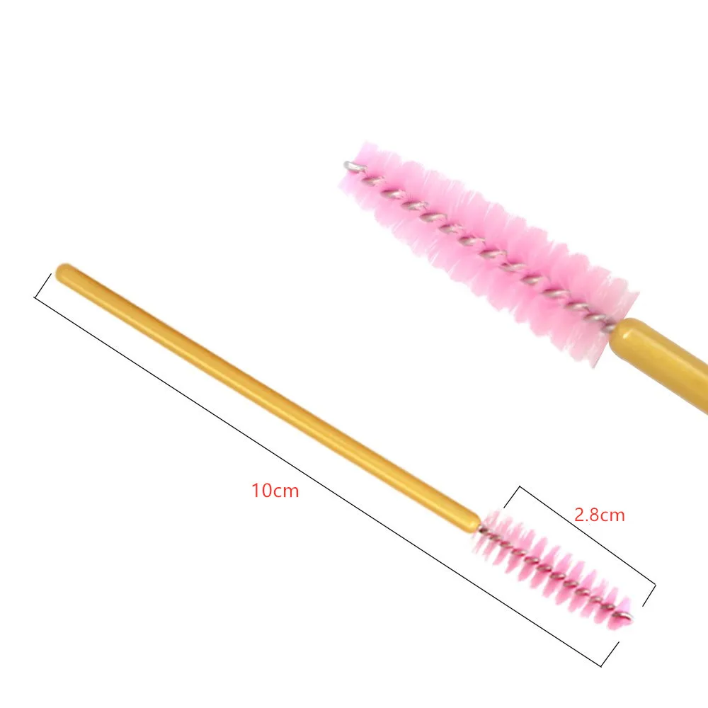 Kit d'extension de cils jetables pour femmes, 300 pièces/ensemble, brosse à Mascara, baguette, peigne à sourcils, bobines, outil de maquillage pour femmes