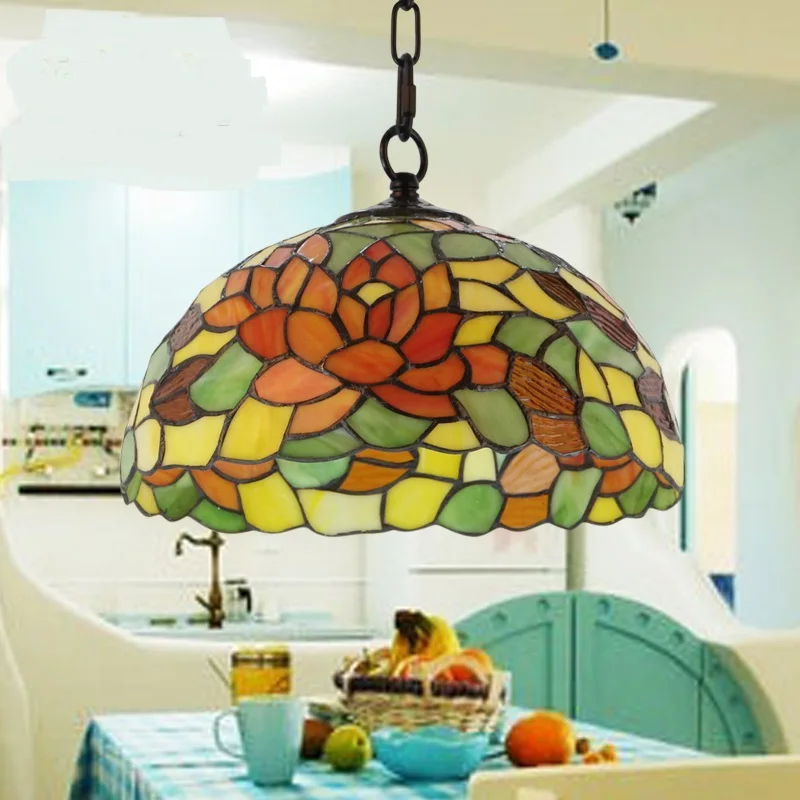 newest Lighting light pendant light flower dining room pendant light entranceway lamps round  ZCL