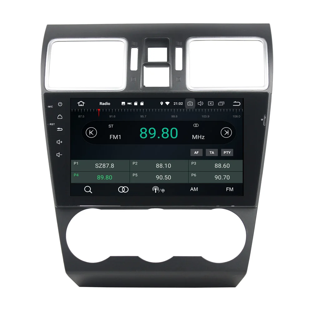 2025 carplay أندرويد 13 نظام تحديد المواقع والملاحة مشغل ديفيدي للسيارة لسوبارو WRX 2016-2017 مسجل راديو الوسائط المتعددة 2 DIN 4GB + 32GB DSP