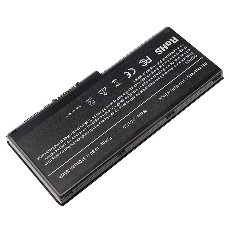 PA3729U-1BRS PA3730U-1BRS PA3729U-1BAS 5200mAh 10.8V Laptop Battery For Toshiba Qosmio X500 X505 P500 P505 P505D G65 G60