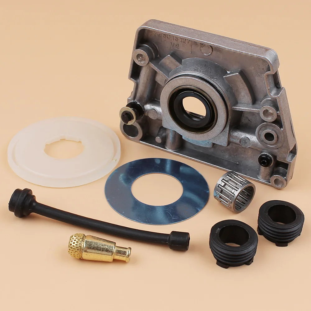 مضخة زيت دودة والعتاد غطاء غبار خرطوم بوصلة ربط مجموعة مرشح صالح HUSQVARNA 61 66 266 268 272 XP 266XP 268XP 272XP بالمنشار أجزاء