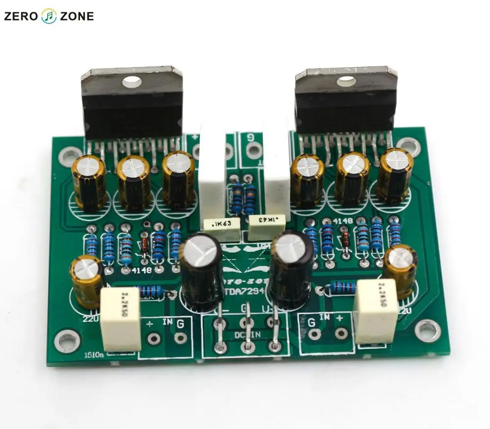 GZLOZONE TDA7294 스테레오 순수 앰프 보드 DIY AMP 