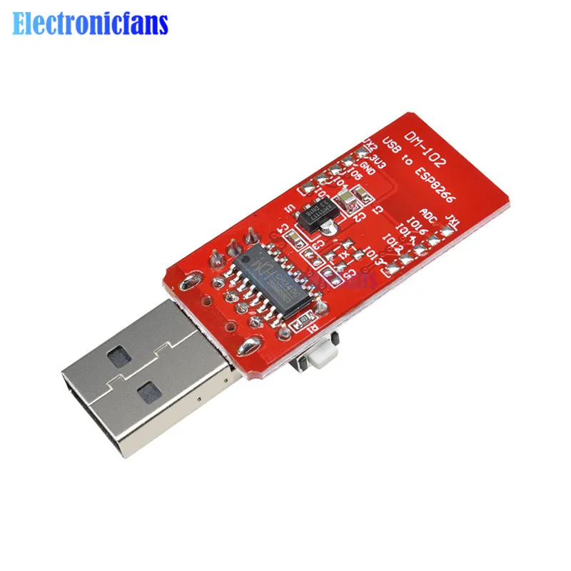 CH340 CH340G USB To ESP8266 ESP-07 AP+STA WIFI Transceiver Wireless Wi-Fi Built-in Antenna To TTL Driver Module For Arduino