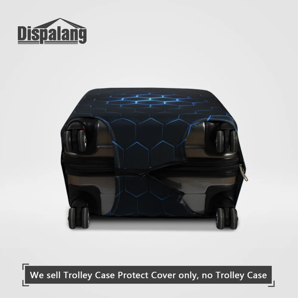 Dispalang Mens Suitcase Protective Covers Apply To 18-30 Inch Trolley Case Ball Print Elastic Stretch Travel Luggage Dust Cover