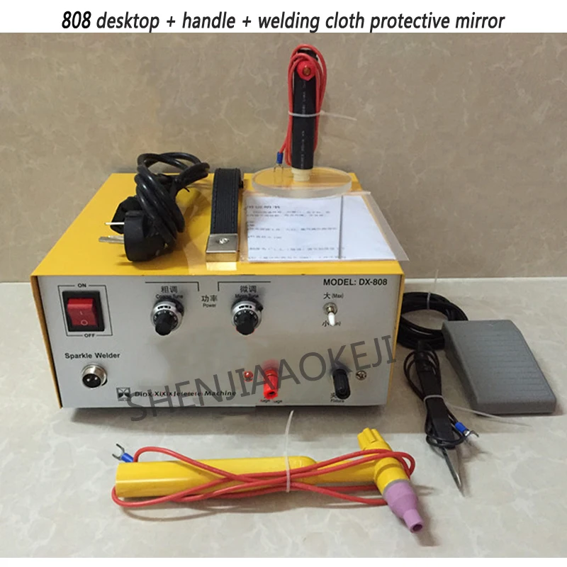 Soldador láser DX-30A/50A/808, máquina de soldadura de joyería, soldador por puntos de mano de alta potencia, 300W/400W/500W
