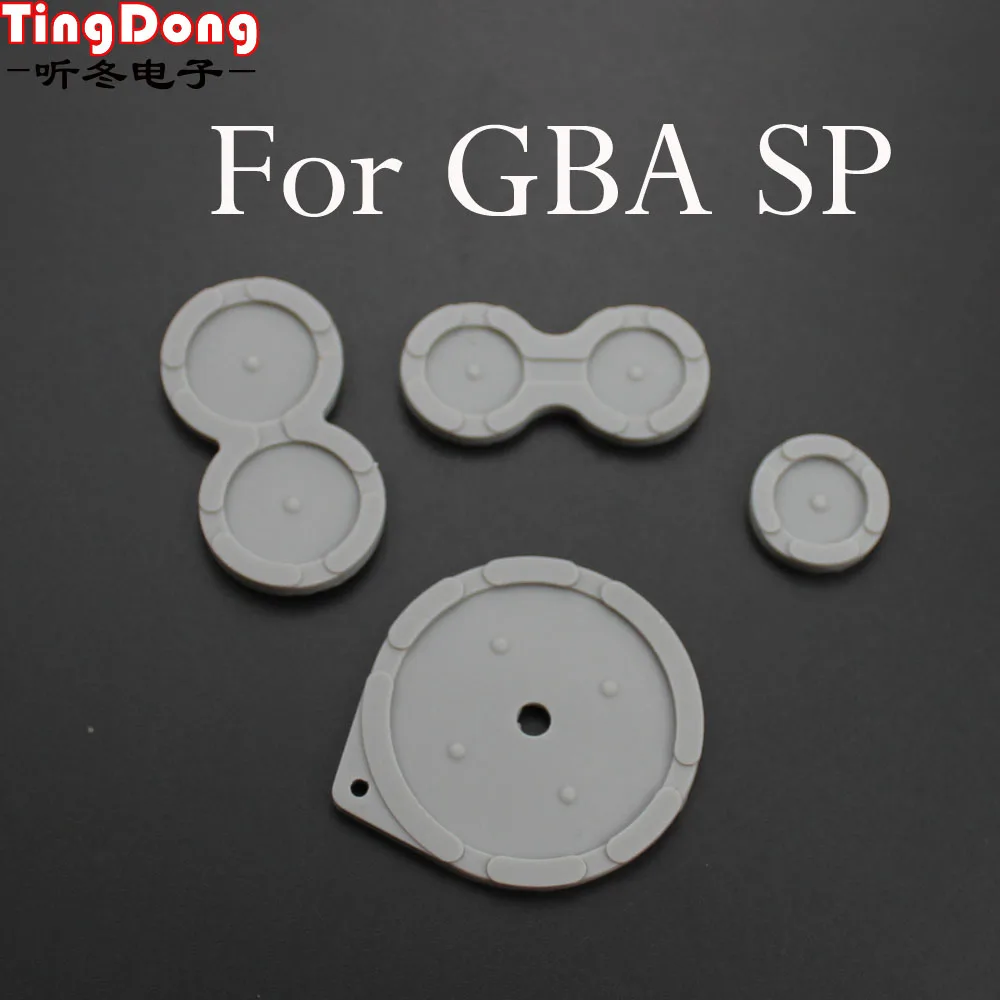 TingDong Rubber Conductive Buttons A-B D-pad for Game Boy Classic GB GBA GBC GBP GBA SP Silicone Start Select Keypad