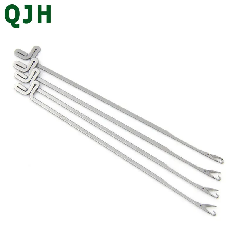 10pcs / hand thread needle inserter handle thread needle needle machine sewing sewing hook hook needle threading device