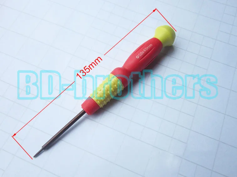 4 x 135mm S2 Steel Magnetic Screwdriver (0.8Pentalobe / 1.5 Phillips / 2.0 Straight / T4 / T5 / T6) for iPhone Samsung 1200pcs