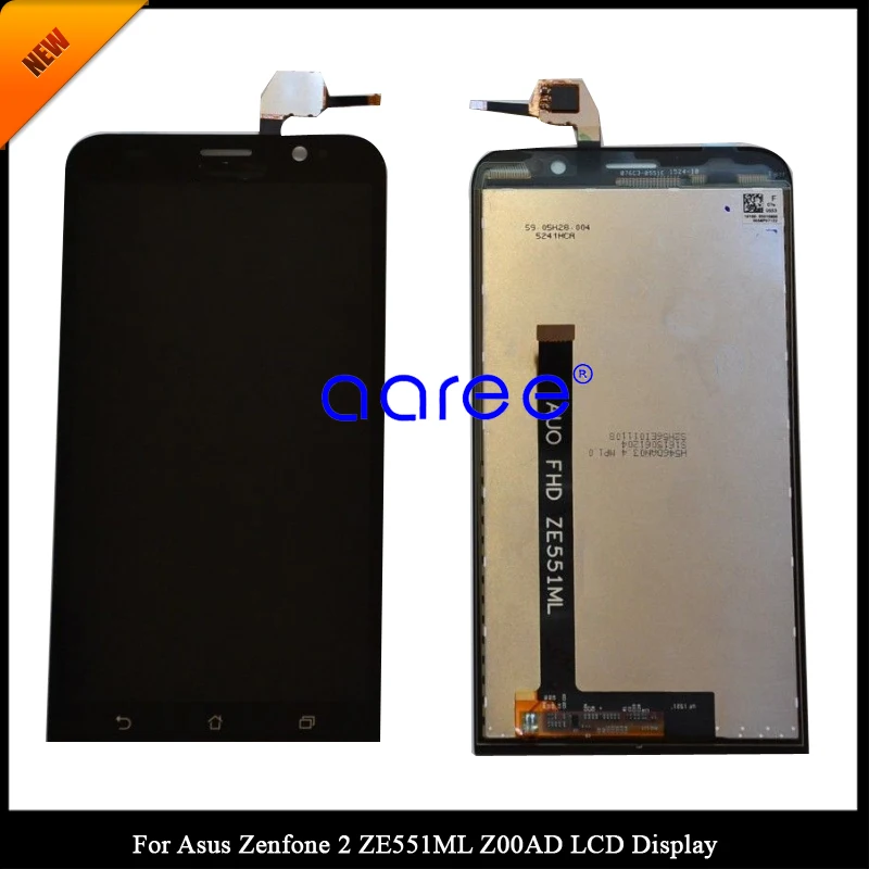 Tested Grade AAA  For ASUS Zenfone 2 ZE551ML LCD Display For ASUS Zenfone Z00AD Display LCD Screen Touch Digitizer Assembly