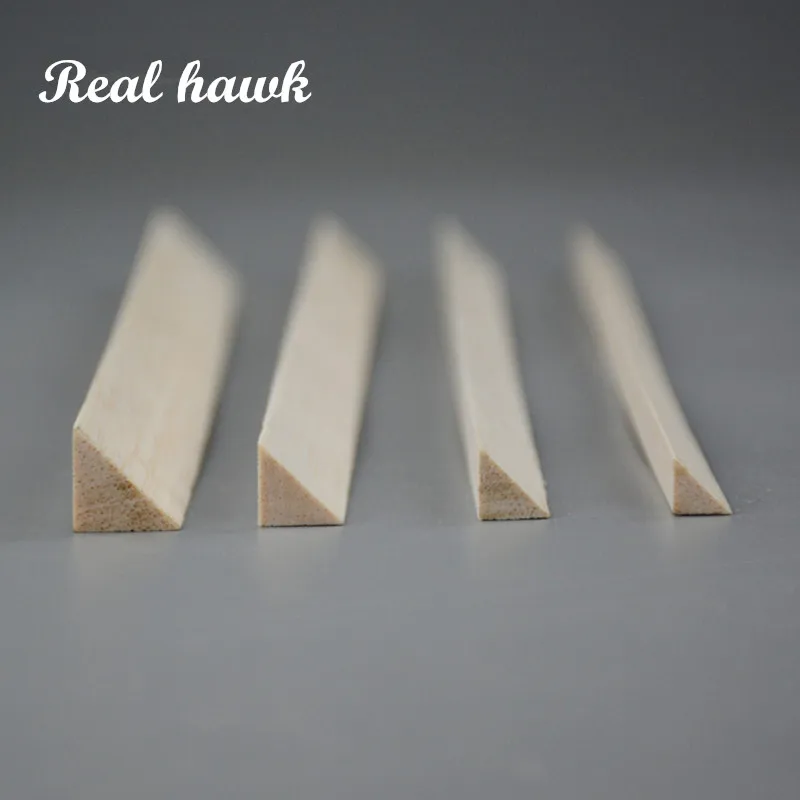 

1000mm long 2x2/3x3/4x4/5x5/6x6/8x8mm AAA Balsa Triangular Wood Sticks Strips for airplane/boat model DIY