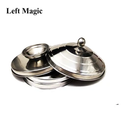 Large Dove Pan Of Collector - Silver Double Layer/Load Magic Tricks  Appearing Stage Magic Props  Illusions Accessories Gimmick