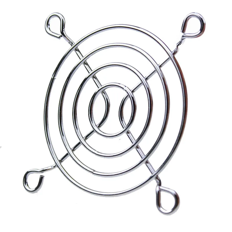 Boîtier pour ordinateur, 10 pièces, 60mm, protecteur de grille de ventilateur, housse de protection des doigts en métal