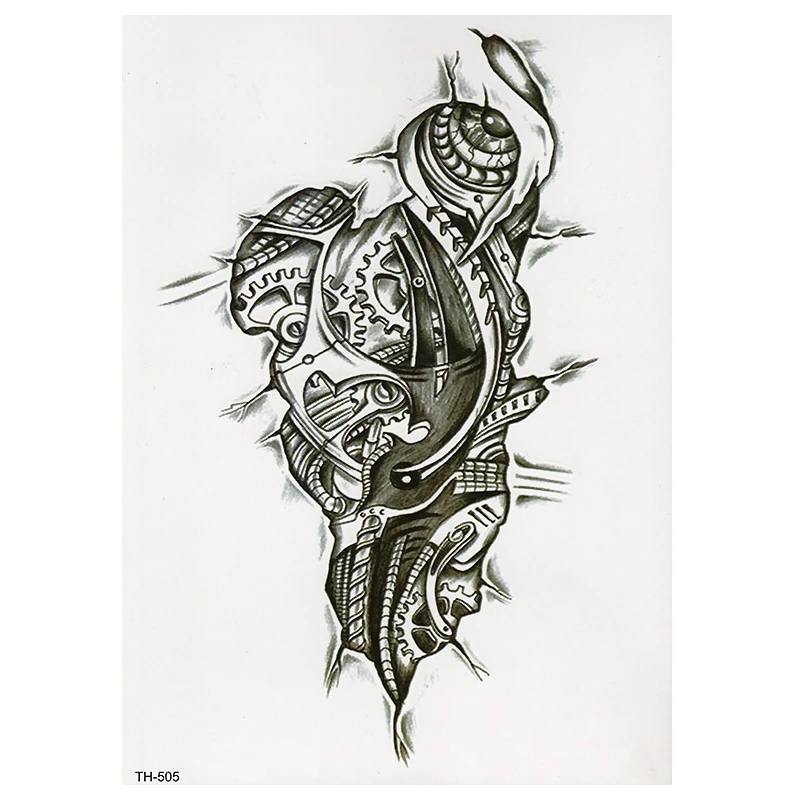 CROWN SKULL SCYTHE DEATH ANGEL WINGS CROSS TEMPORARY TATTOO, CRUCIFIX, BODY ART, MENS, WOMENS