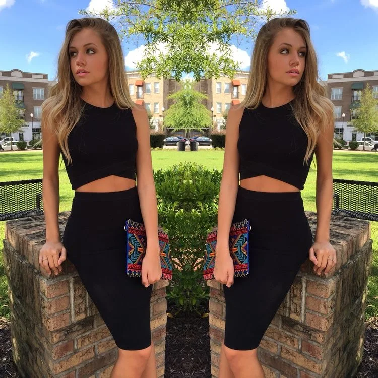 XL XXL Women Solid Nude Sexy Black White Red Plain Bandage Skirt 2023 Knitted Sweet Designer Bodycon Pencil Skirt Female