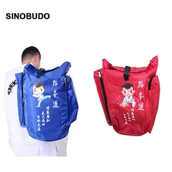 Taekwondo Bag Children's Backpack Taekwondo Protective Gear Pack Double Shoulder Bag Adult Oxford Bag  Built-in Waterproof Layer