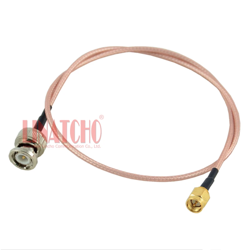 

coaxial rg316 jumper pigtail cable male bnc to sma male connector