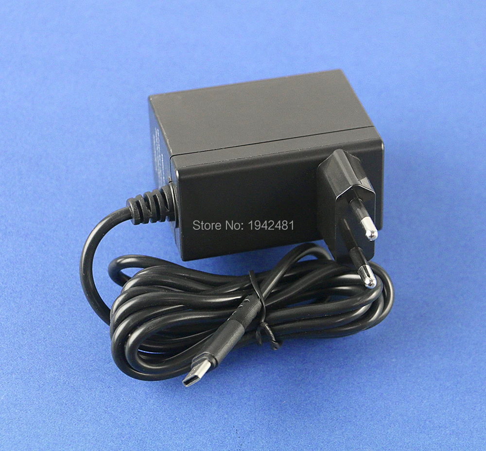 10PCS EU& US plug Power Supply AC Adapter Type-C Quick Charger Cord 15V 1.5A/2.6A for NS Switch Console