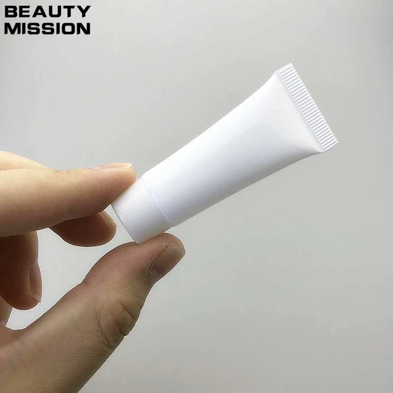 

10ML 100pcs/lot White Empty Soft Tube Cosmetic Cream Lotion Shampoo Containers Facial cleanser Unguent Containers Tube Squeeze