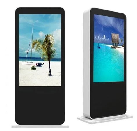 55'' 65'' 70'' 82 Inch Large Outdoor totem Wifi Advertising LCD Display digital kiosk signage CCTV Monitor Display