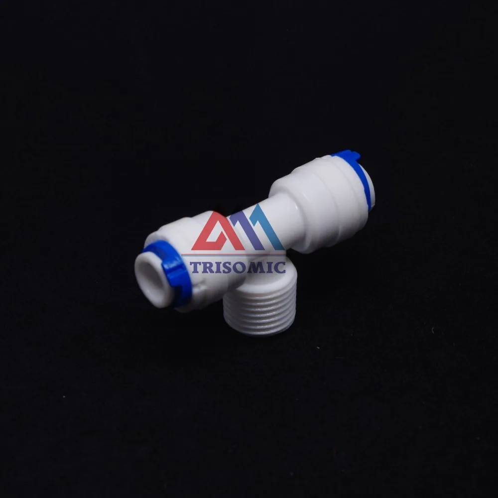 

1/4" -3/8" quick fitting ,3/8" male, Type T quick connection RO Water Connector Aquarium Water Filter Reverse Osmosis System