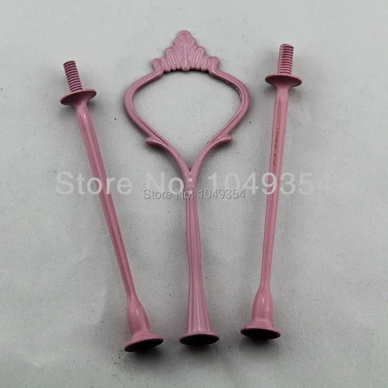 smalll crown 3 Tier Cake Stand Handle Fitting Centre Rods Hardware Free Shipping (one piece) home decor fondant decorating tools