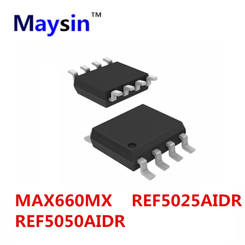 10PCS MAX660MX REF5025AIDR REF5050AIDR MAX660 REF5025 REF5050 SOP8 HIGH QUALITY