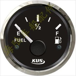 KUS oil level gauge, fuel meter, automobile, truck, motor boat, boat with luminous lamp, 12/24V