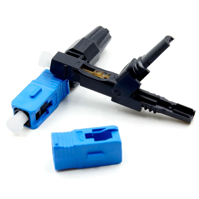 

Free Shipping 100pcs/lot FTTH Optical Fiber SC Fast Connector 50mm