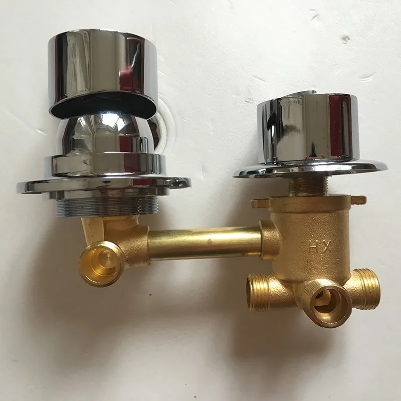 MTTUZK wall mounted 2/3/4/5 Ways water outlet brass shower tap screw & intubation  shower faucets shower room mixing valve
