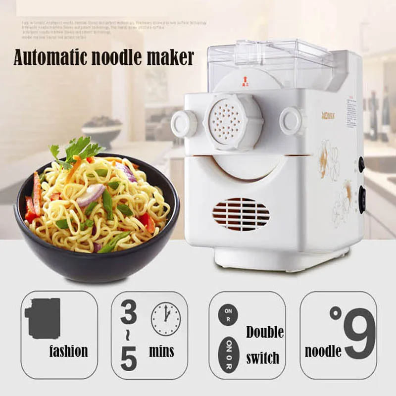 

DIY Household Fully-Automatic Pasta Machine MTJ138 Small Electric Noodle Maker automatic noodle machine 220V/50Hz