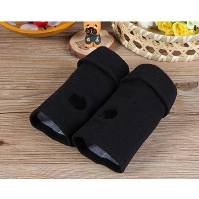 Winter Warm Boy&Girl Pure Cotton Fabric Fingerless Gloves,Stretch Men&Women Half Finger Gloves Extended Sleeve Cuff Mittens