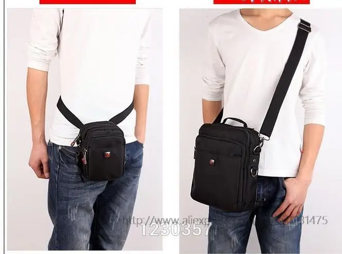 Men messenger bags black oxford material high quality shoulder bag warehouse nylon tool bag mini big 4 sizes a0100