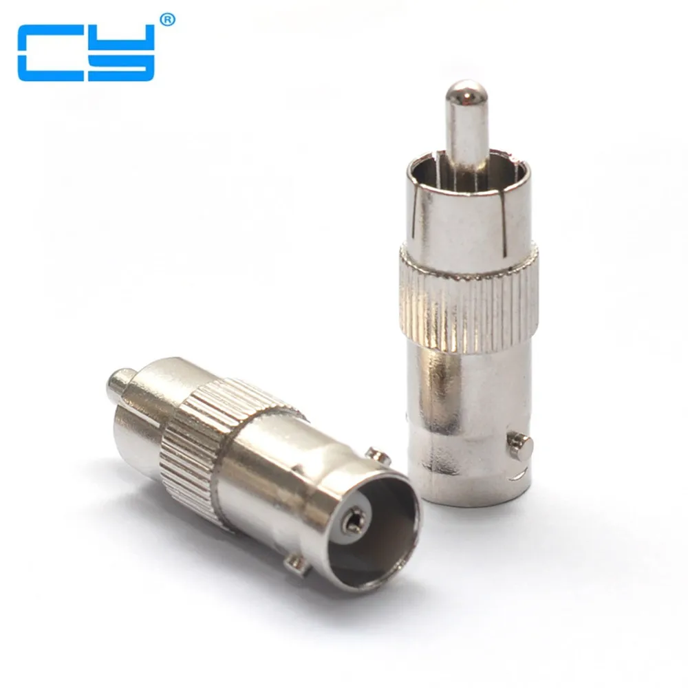 

10 pieces BNC Female to RCA Male adapter, RCA male Av Av to BNC Female male coax connector adapter AV adapter