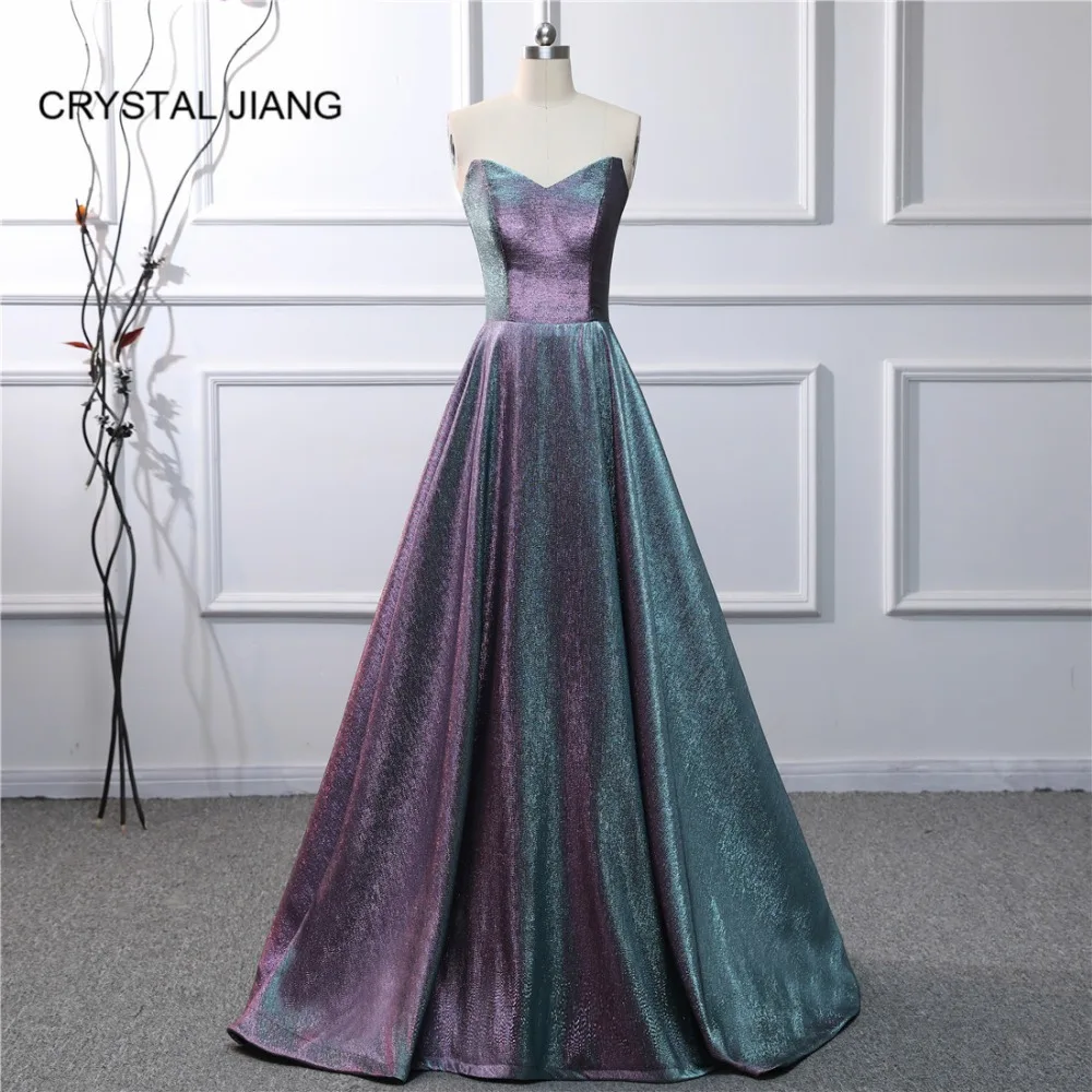 KRISTALL JIANG 2019 Abendkleid Sexy V-ausschnitt Liebsten Nach maß Elegante EINE Linie Einfache Formale Abendkleider Lange