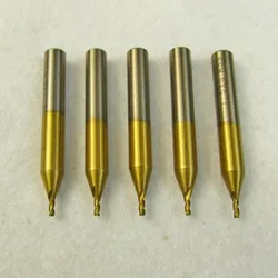 2.0 mm Hss Titanized End Mills Milling Cutter For Key Cutting Machine Parts Locksmith Tools Cutters Bits Drill 5 pieces/lot