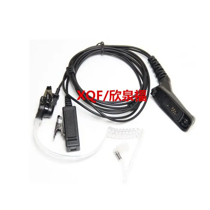 FBI PTT Air Tube Earpiece Mic Headset For Motorola Portable Radio APX2000 APX7000 APX6000 APX7500 DP4601 Walkie Talkie XiR P8668