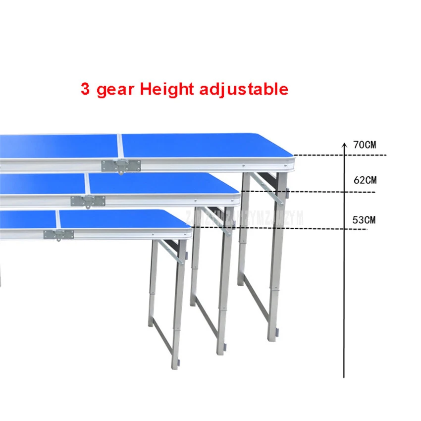 Outdoor Folding Table With 4PCS Stool Camping Aluminium Alloy Picnic Waterproof Ultra-light Durable Foldable Table Desk 120*60CM