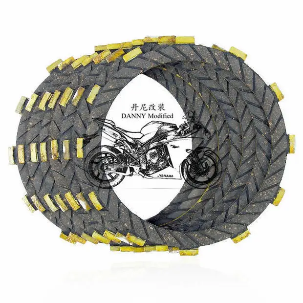 For Kawasaki GPX250 GPZ250 / 400 ZZR250 / 400/600 ZRX400 Motorcycle 7pcs CLUTCH DISC PLATES Set Kit